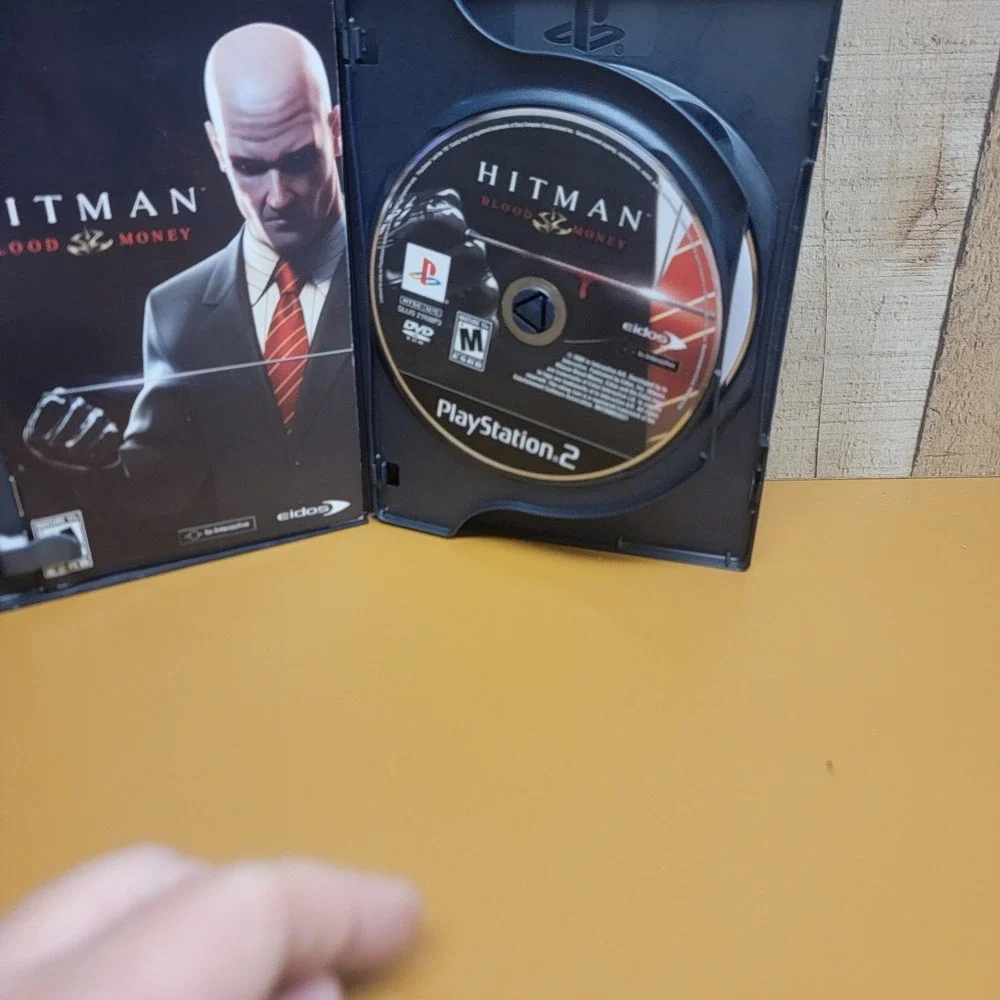 Hitman 2 Silent Assassin & Hitman Blood Money PS2 Game Bundle Greatest Hits CIB